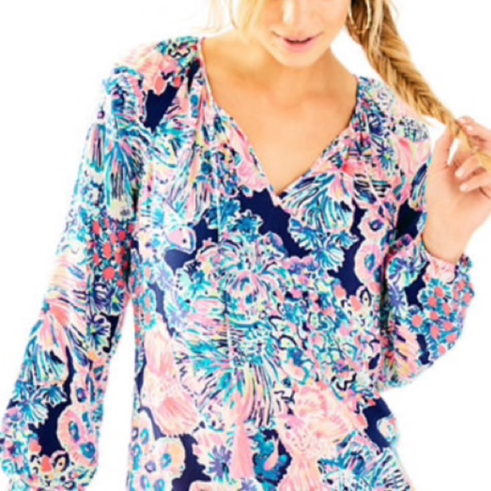 Brand New!  Lilly Pulitzer Willa Top Gypsea small